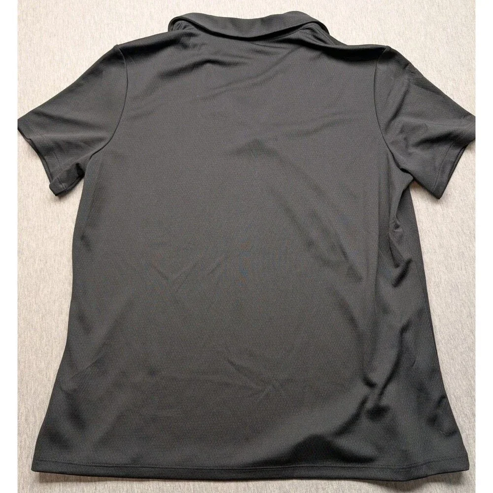 EUC Lady Hagen Women's Black Golf Shirt Size XL Short Sleeve